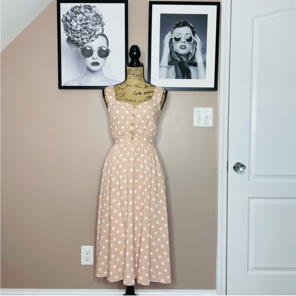 Polka dot REFORMATION dress
